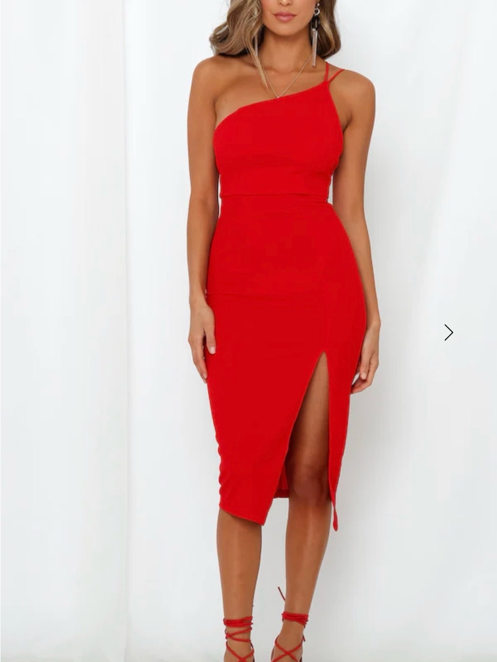 Hello Molly Red Sleeveless Dress